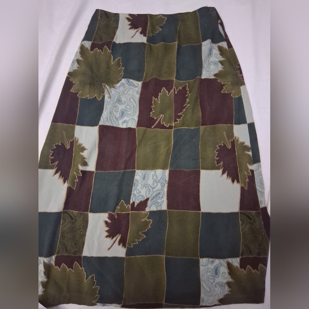 Harve Benard Multicolor Patchwork Maxi Skirt - image 2